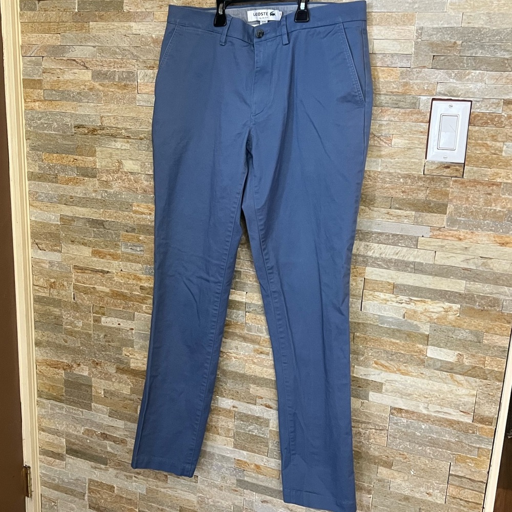 Lacoste Men's Blue Chinos